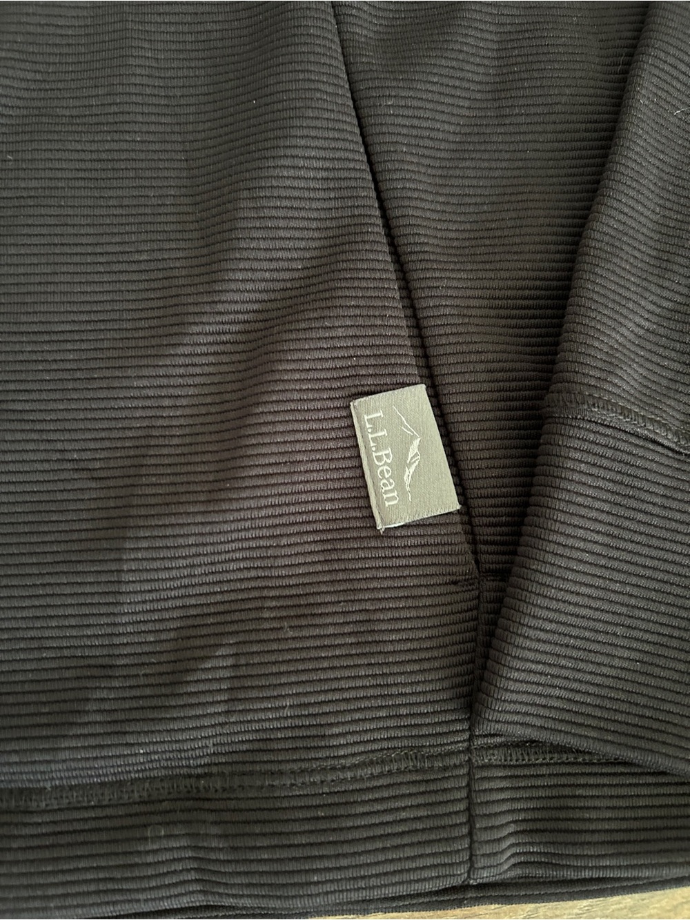 L.L Bean VentureStretch Ottoman-Rib Hoodie Large - Picture 2 of 5